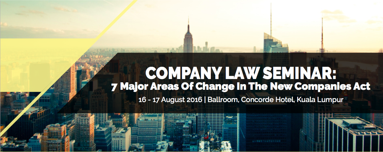 Company Law Seminar 2016